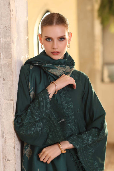 Noor by Saadia Asad | Winter Embroidered Printkhaas 25 | D9- A