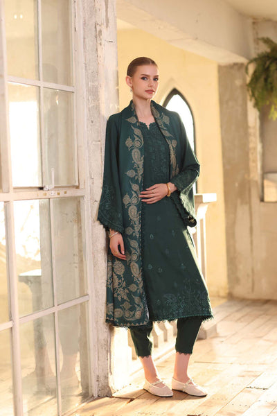 Noor by Saadia Asad | Winter Embroidered Printkhaas 25 | D9- A