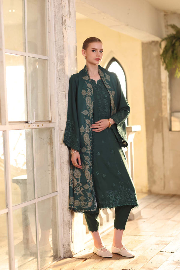 Noor by Saadia Asad | Winter Embroidered Printkhaas 25 | D9- A-3