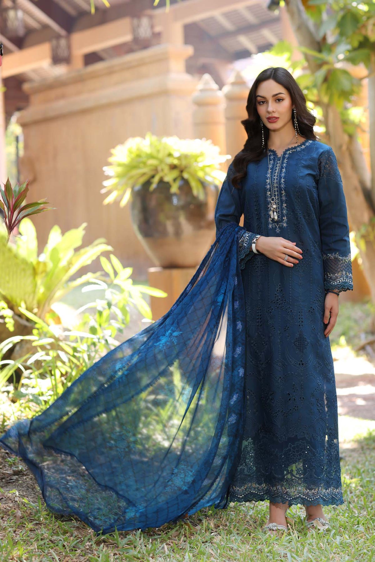 Noor by Saadia Asad | Eid Luxury Laserkari 25 | D7-B -  Noor by Saadia Asad Ladies Clothes - Original Designer Dress - House of Maryam