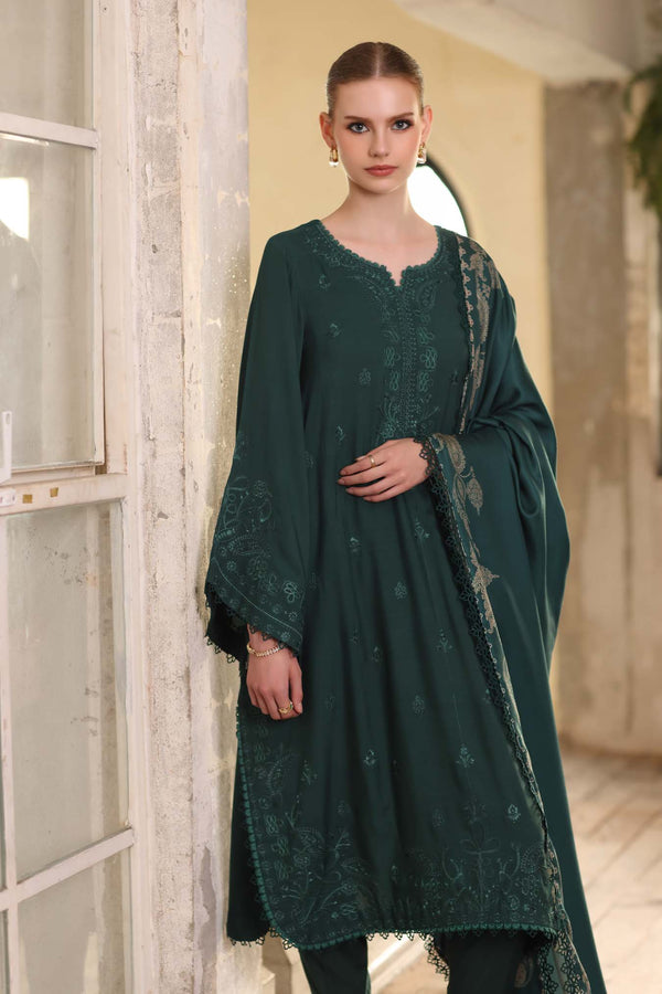 Noor by Saadia Asad | Winter Embroidered Printkhaas 25 | D9- A-2