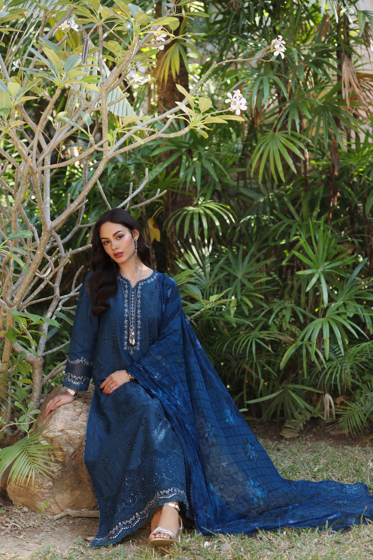 Noor by Saadia Asad | Eid Luxury Laserkari 25 | D7-B -  Noor by Saadia Asad Ladies Clothes - Original Designer Dress - House of Maryam