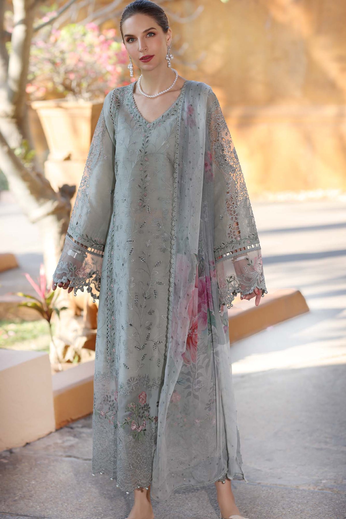 Noor by Saadia Asad | Eid Luxury Laserkari 25 | D1-A -  Noor by Saadia Asad Ladies Clothes - Original Designer Dress - House of Maryam