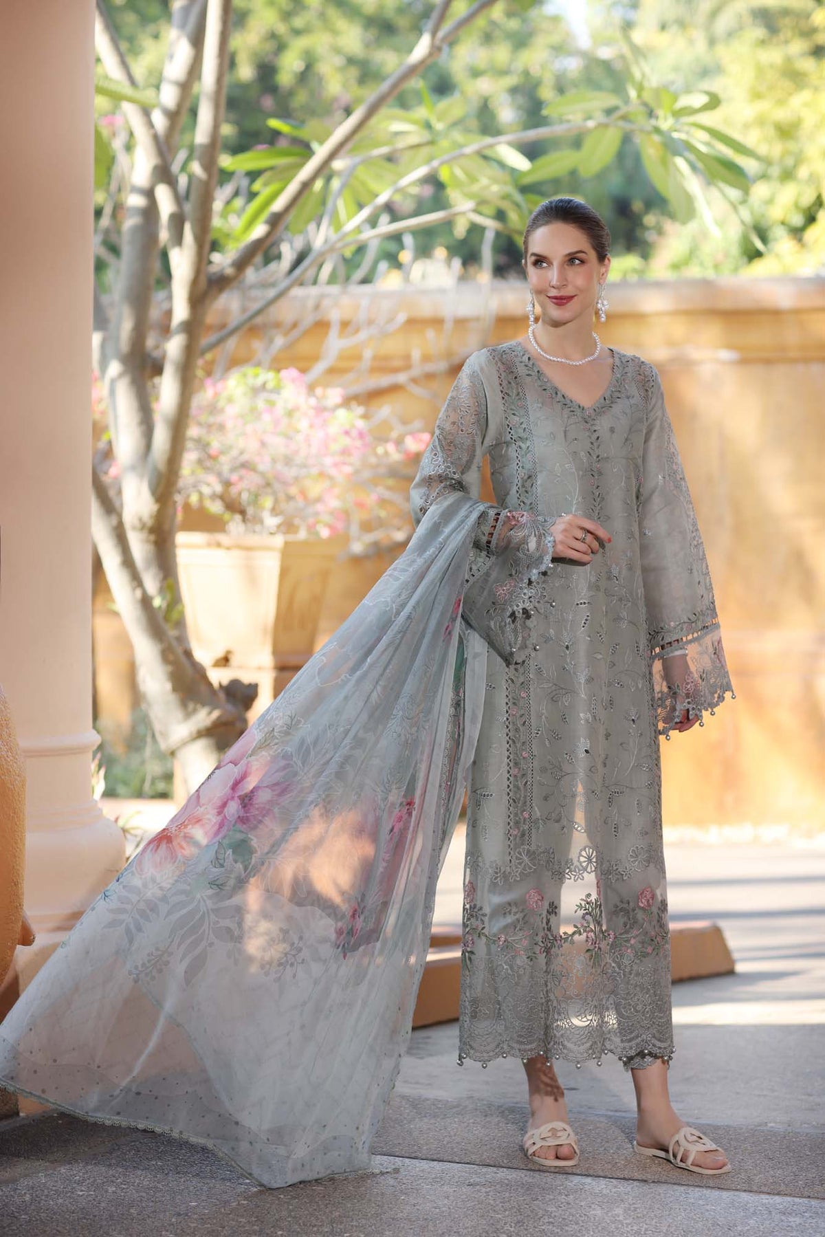 Noor by Saadia Asad | Eid Luxury Laserkari 25 | D1-A -  Noor by Saadia Asad Ladies Clothes - Original Designer Dress - House of Maryam