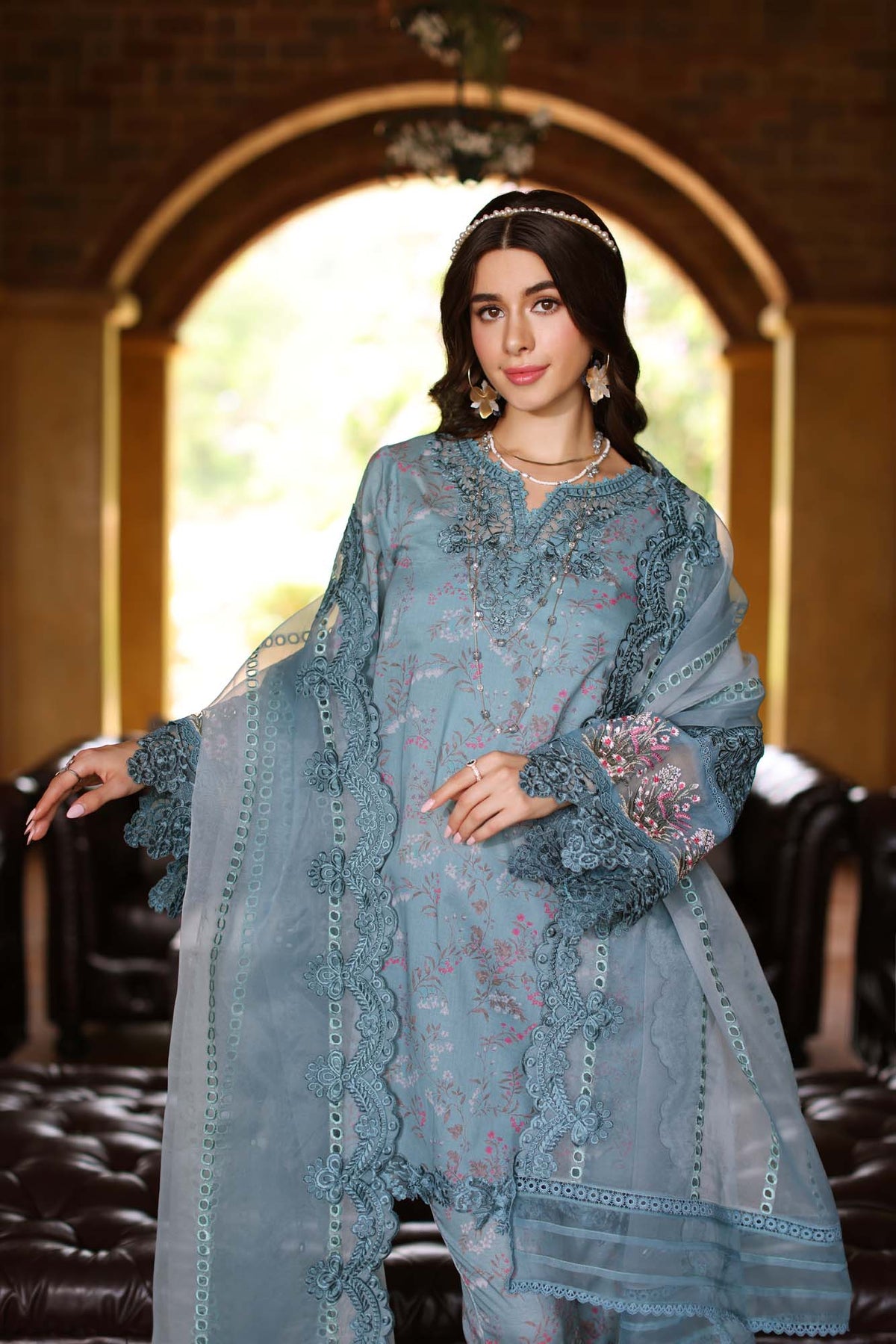 Noor by Saadia Asad | Eid Luxe Printkari 24 | D2 -  Noor by Saadia Asad Luxury - Original Designer Dress - House of Maryam