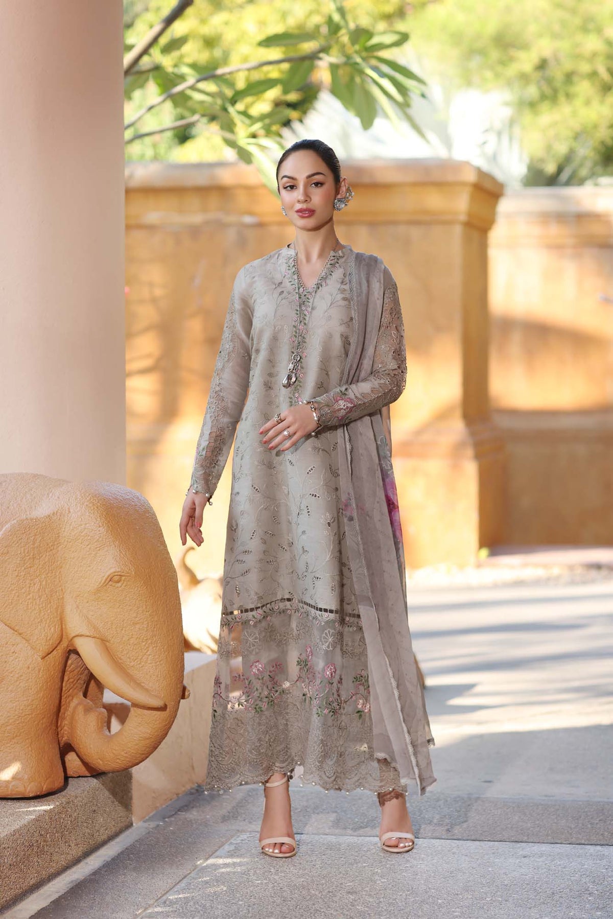Noor by Saadia Asad | Eid Luxury Laserkari 25 | D1-B -  Noor by Saadia Asad Ladies Clothes - Original Designer Dress - House of Maryam