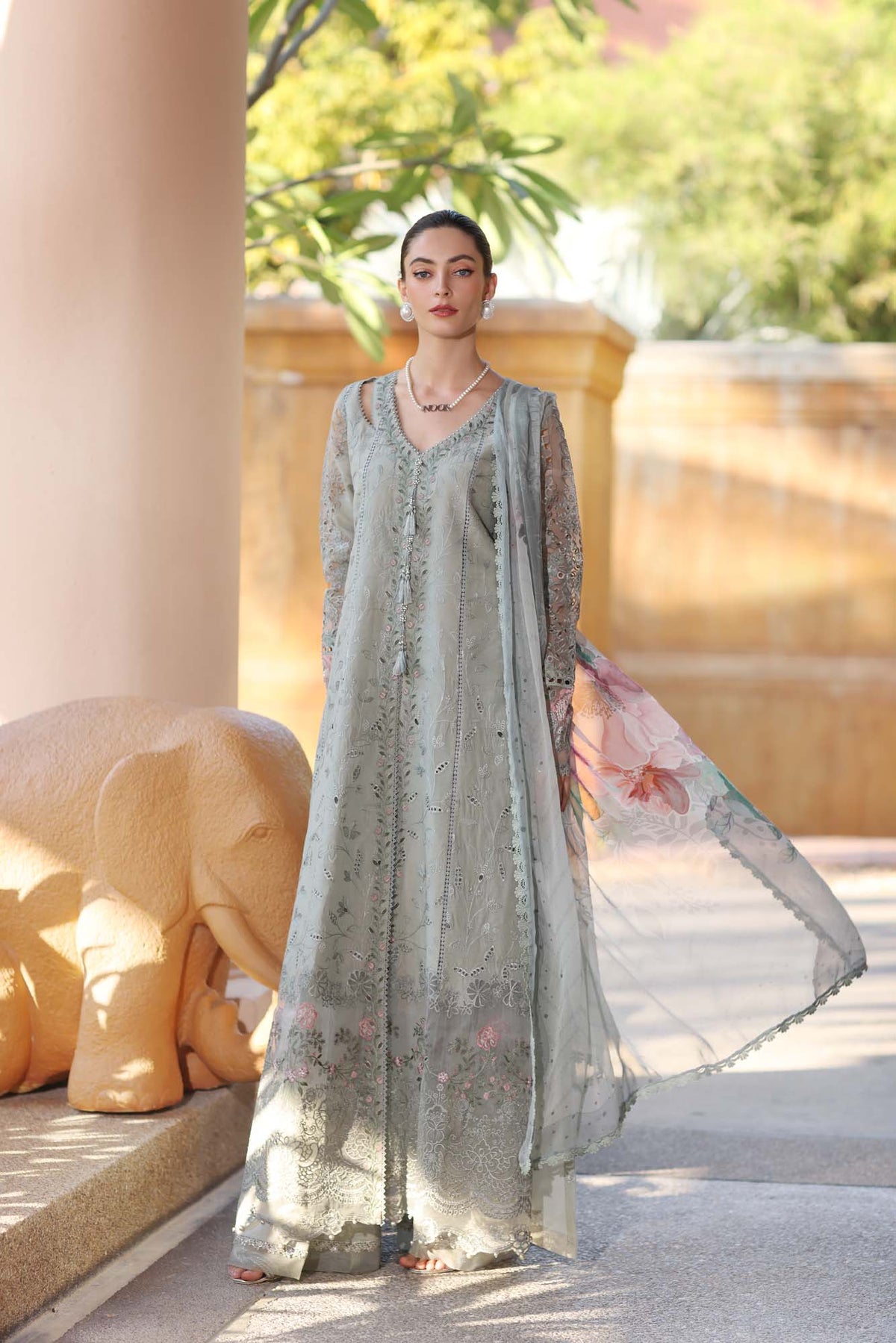 Noor by Saadia Asad | Eid Luxury Laserkari 25 | D1-A -  Noor by Saadia Asad Ladies Clothes - Original Designer Dress - House of Maryam