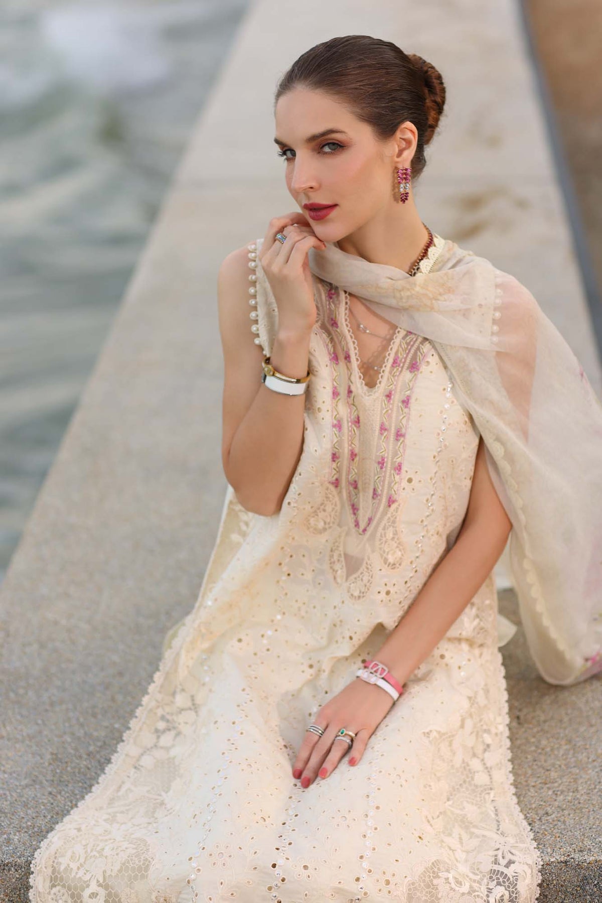 Noor by Saadia Asad | Eid Luxury Laserkari 25 | D3-A -  Noor by Saadia Asad Ladies Clothes - Original Designer Dress - House of Maryam