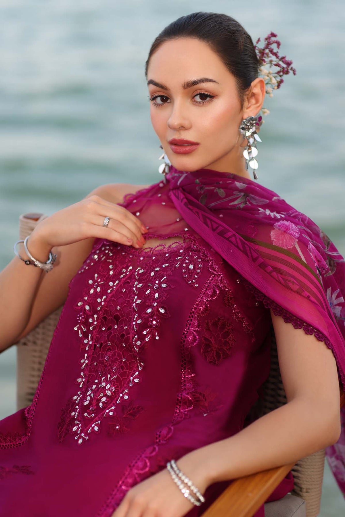 Noor by Saadia Asad | Eid Luxury Laserkari 25 | D9-A -  Noor by Saadia Asad Ladies Clothes - Original Designer Dress - House of Maryam