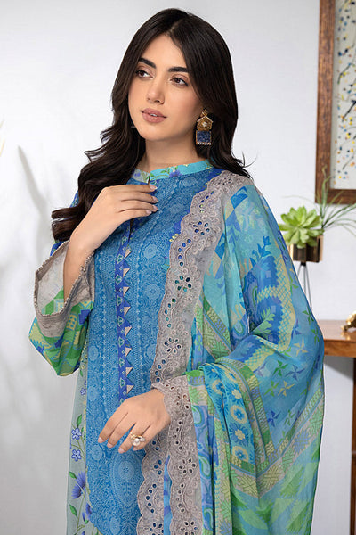 Charizma |Combination Lawn Collection | CC-24 -  Charizma Luxury - Original Designer Dress - House of Maryam