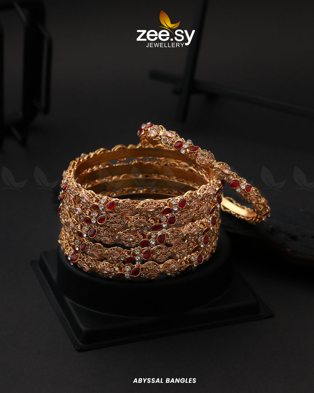 Abyssal Bangles -  Zeesy Bangles - Original Designer Dress - House of Maryam