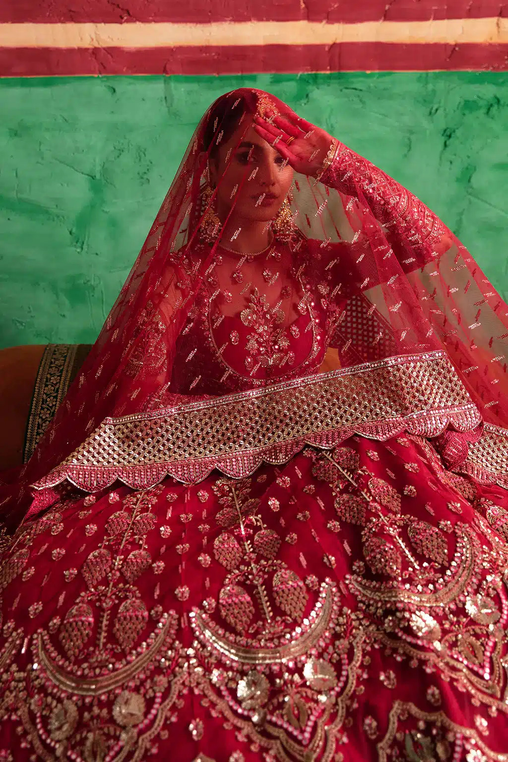 Afrozeh | Shehnai Wedding Formals 23 | Gulabposh -  Afrozeh Bridal - Original Designer Dress - House of Maryam