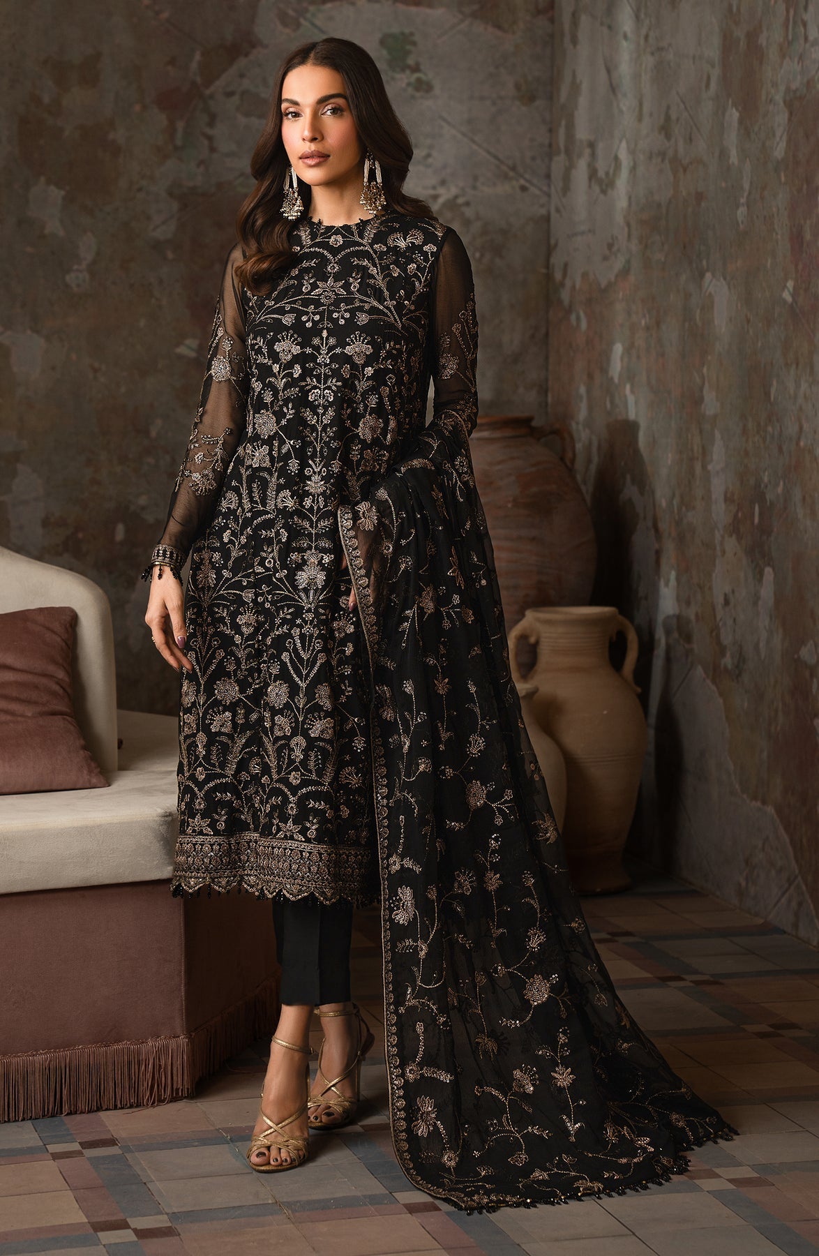 Zarif | Emirah Formals | ZEF 05 HOOR -  Zarif Ladies Clothes - Original Designer Dress - House of Maryam