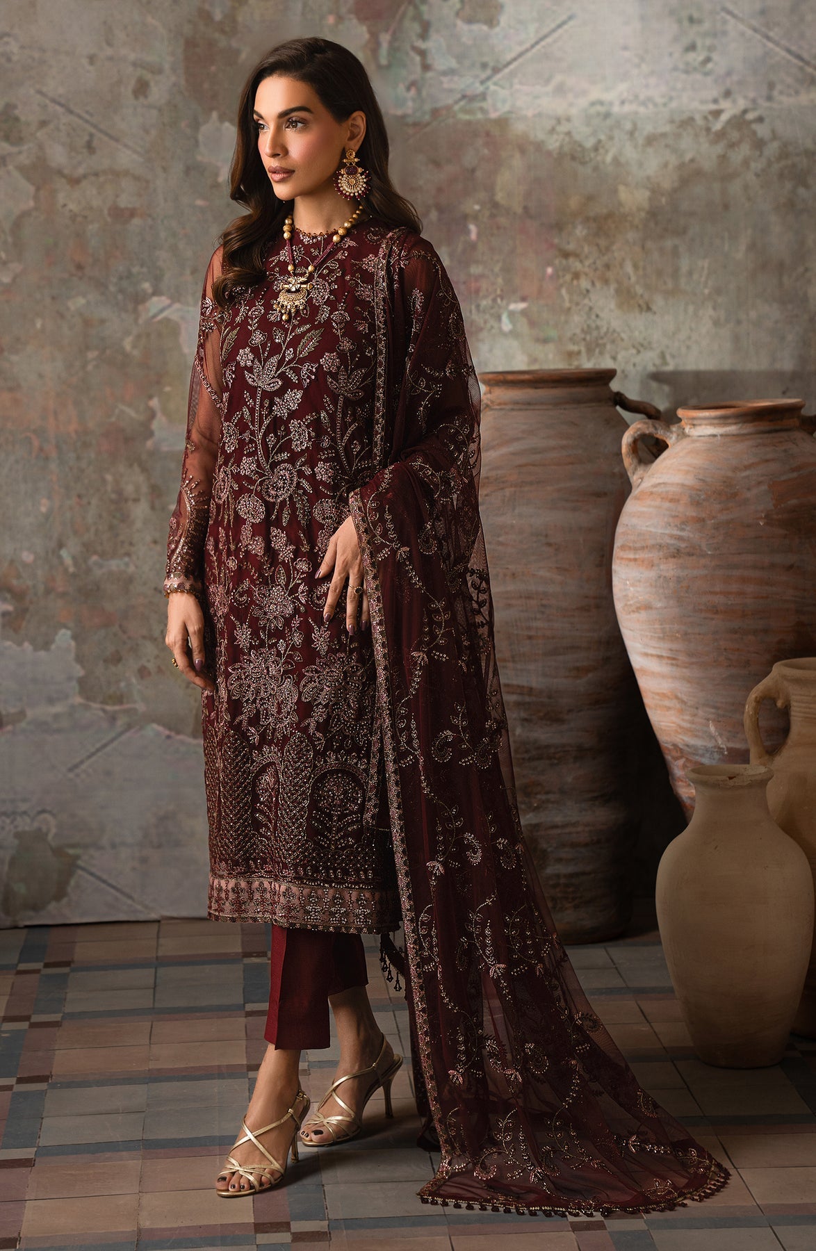 Zarif | Emirah Formals | ZEF 03 CHARM -  Zarif Ladies Clothes - Original Designer Dress - House of Maryam