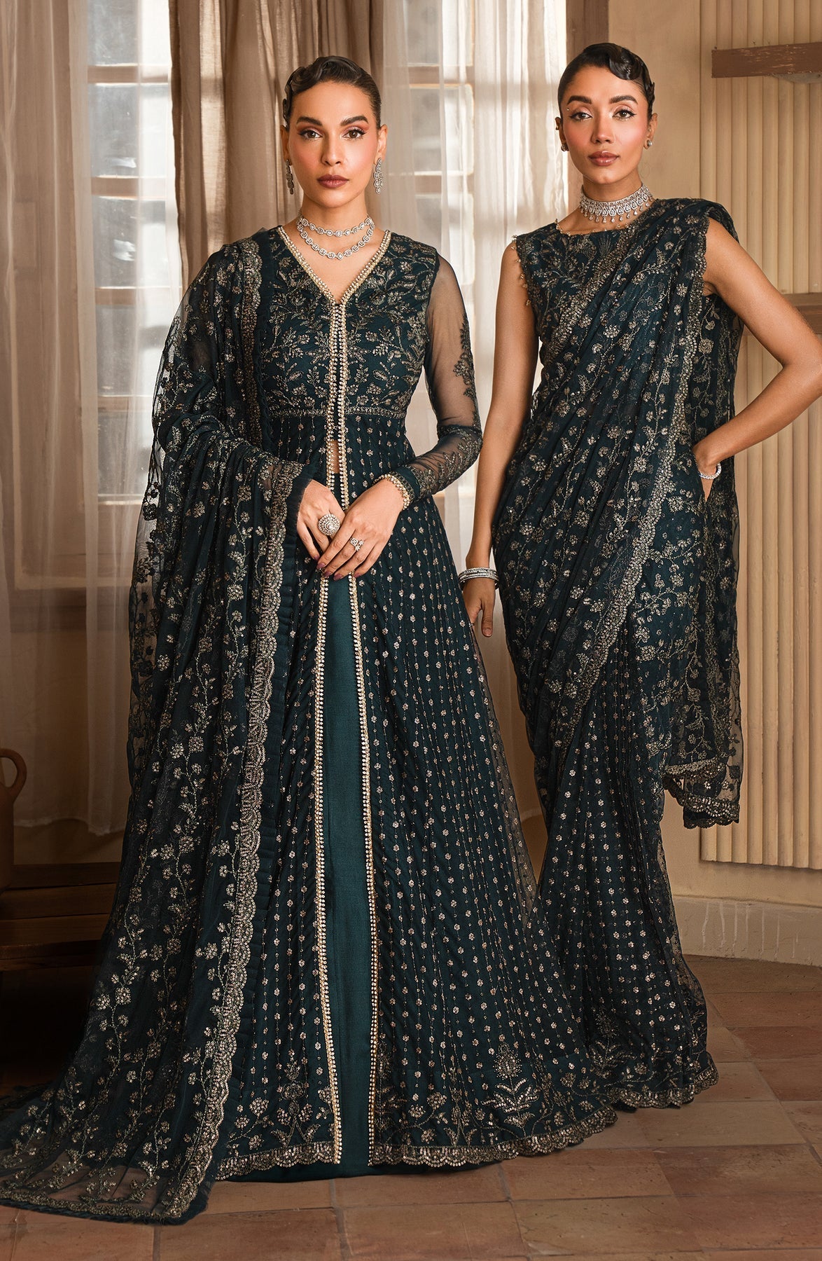 Zarif | Emirah Formals | ZEF 01 ORNA -  Zarif Ladies Clothes - Original Designer Dress - House of Maryam