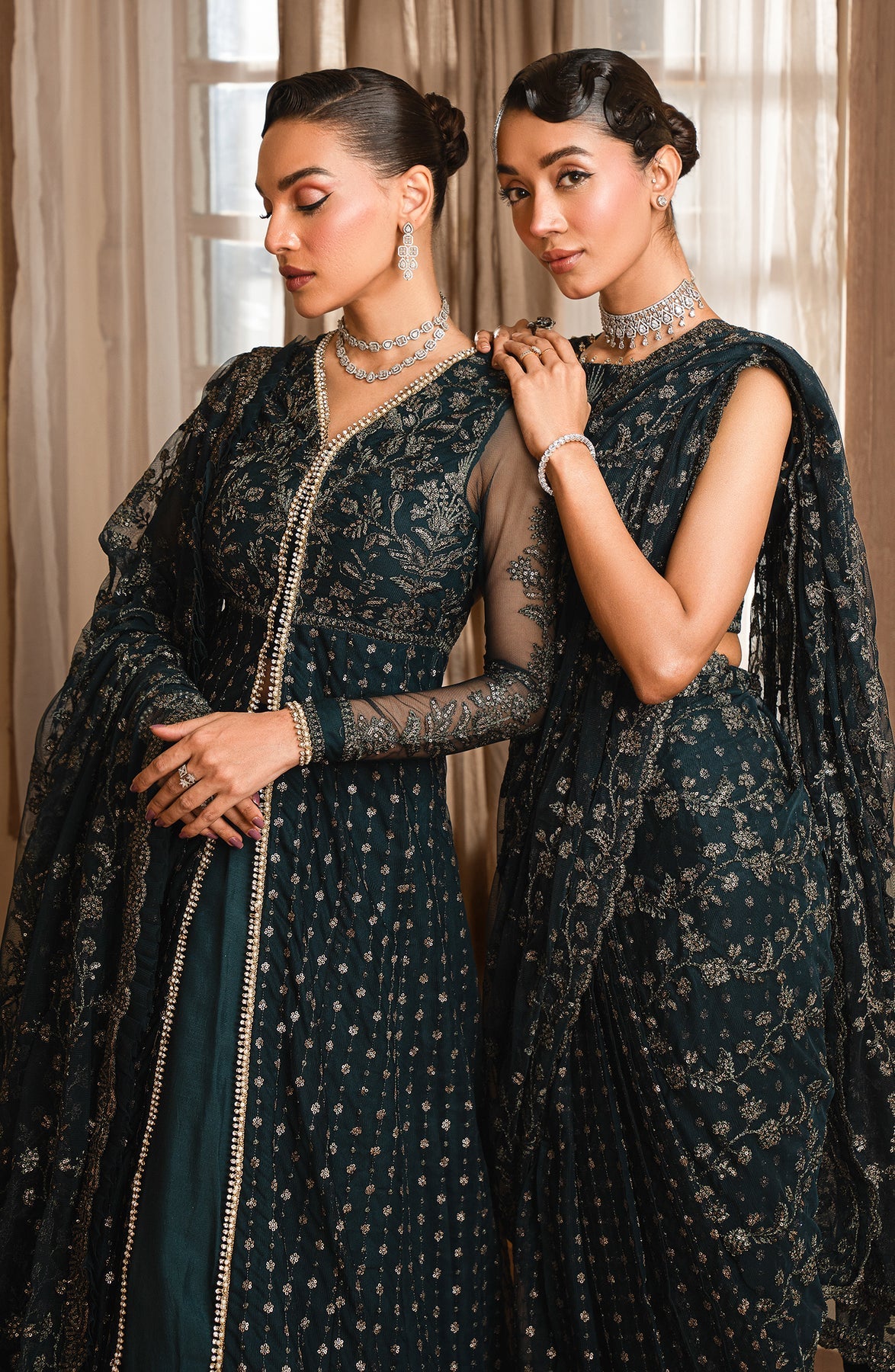 Zarif | Emirah Formals | ZEF 01 ORNA -  Zarif Ladies Clothes - Original Designer Dress - House of Maryam