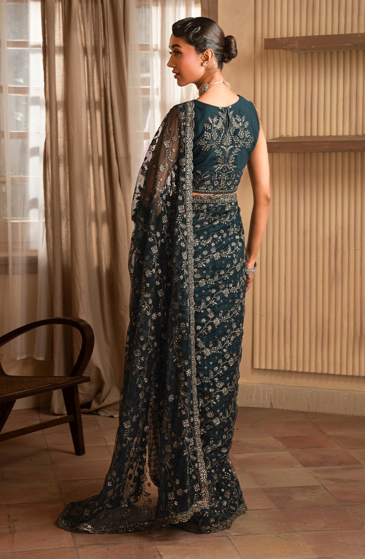 Zarif | Emirah Formals | ZEF 01 ORNA -  Zarif Ladies Clothes - Original Designer Dress - House of Maryam