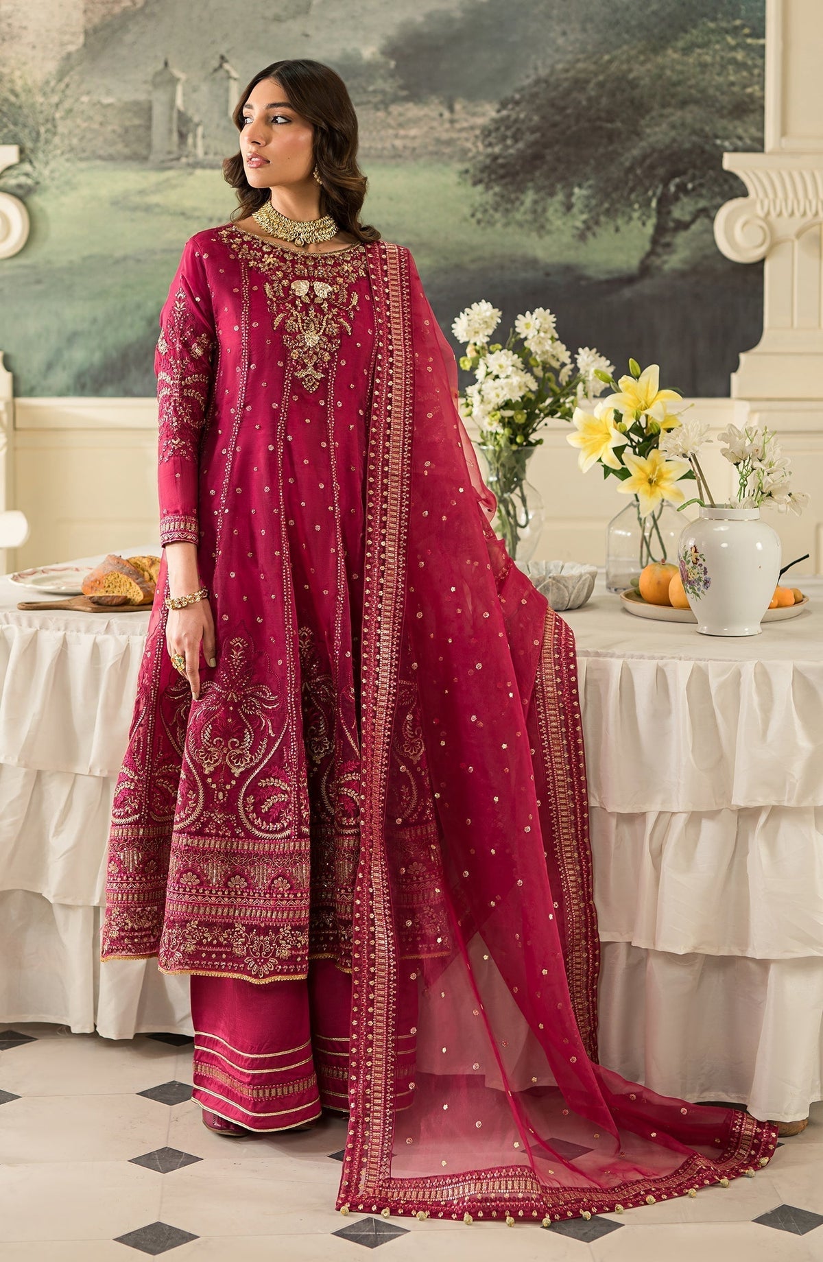Emaan Adeel | Suave Luxury Formals 24 | SALVIA -  Emaan Adeel Formal - Original Designer Dress - House of Maryam