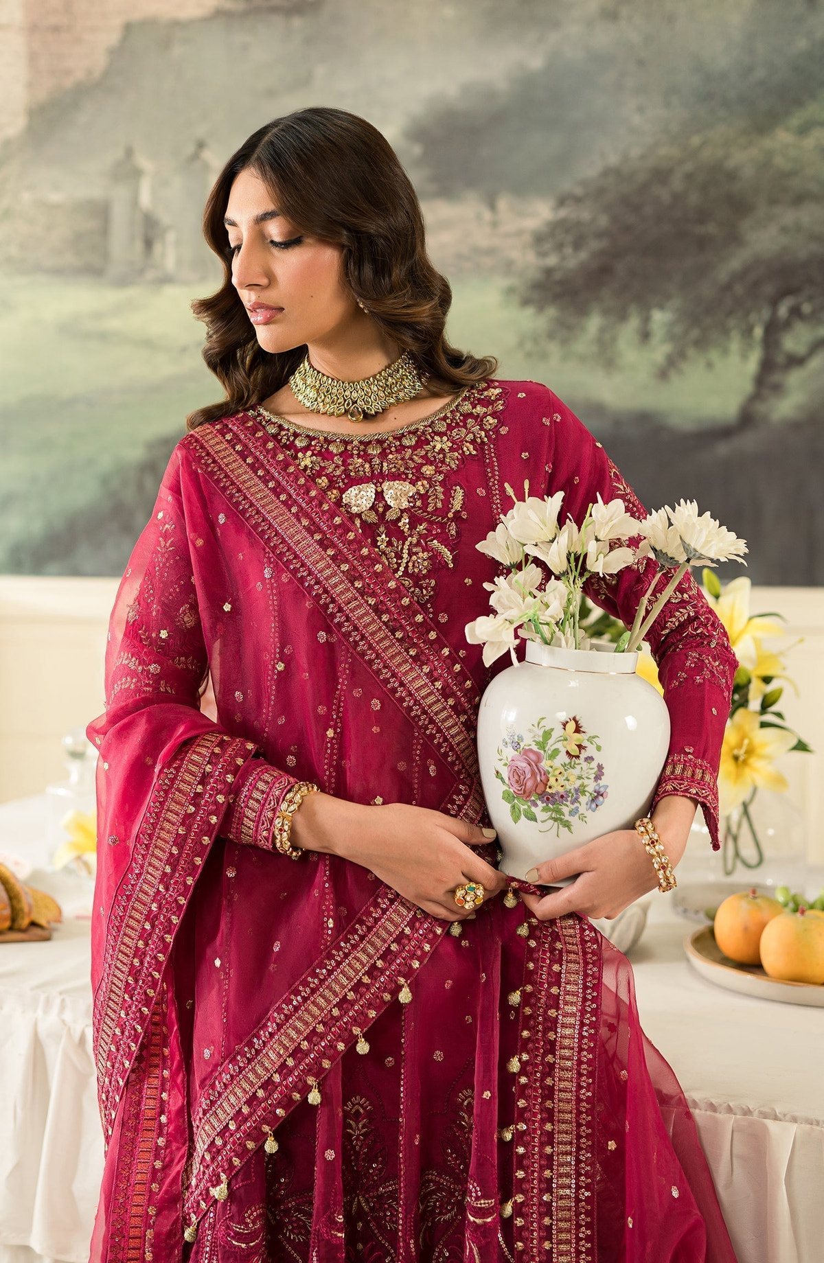 Emaan Adeel | Suave Luxury Formals 24 | SALVIA -  Emaan Adeel Formal - Original Designer Dress - House of Maryam