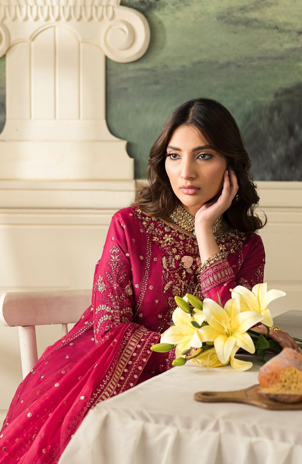 Emaan Adeel | Suave Luxury Formals 24 | SALVIA -  Emaan Adeel Formal - Original Designer Dress - House of Maryam