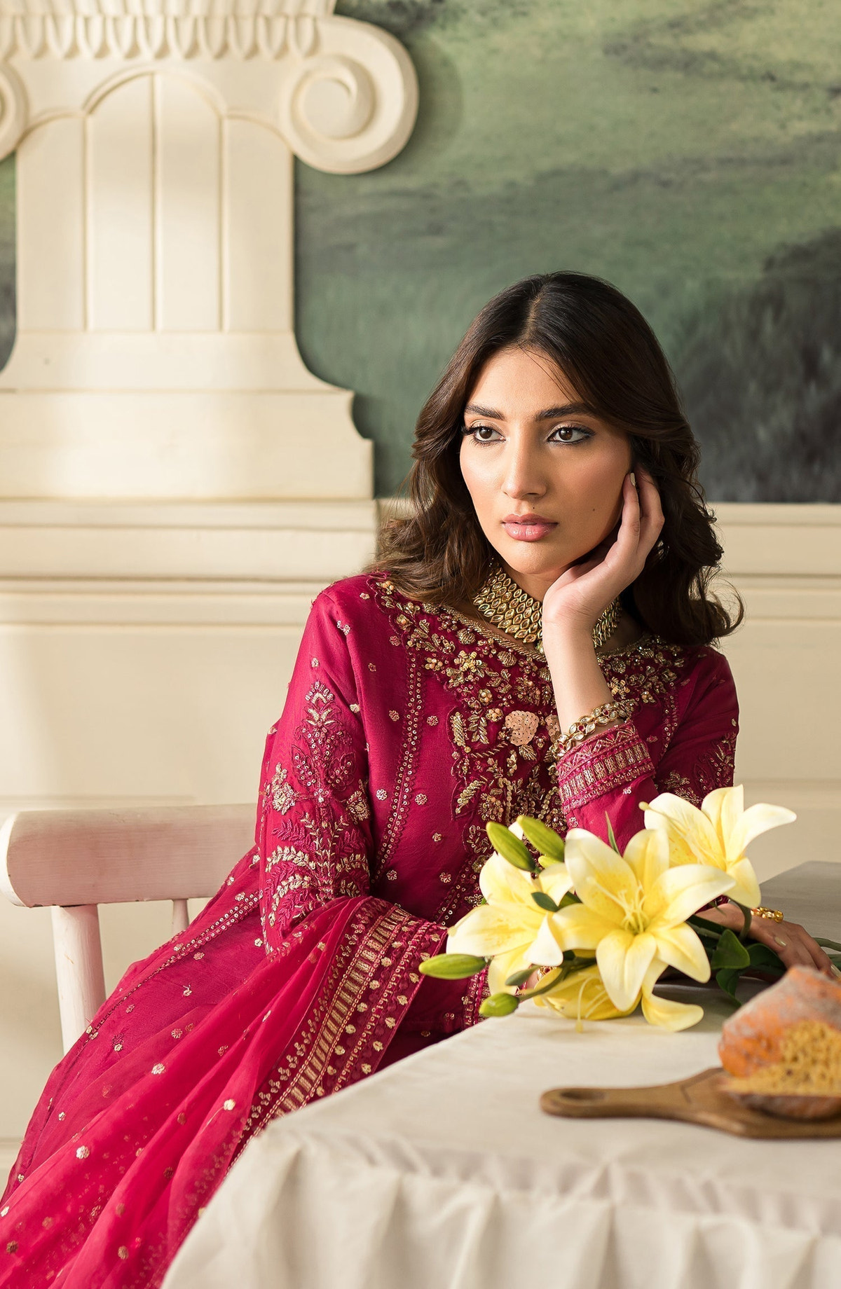 Emaan Adeel | Suave Luxury Formals 24 | SALVIA -  Emaan Adeel Formal - Original Designer Dress - House of Maryam