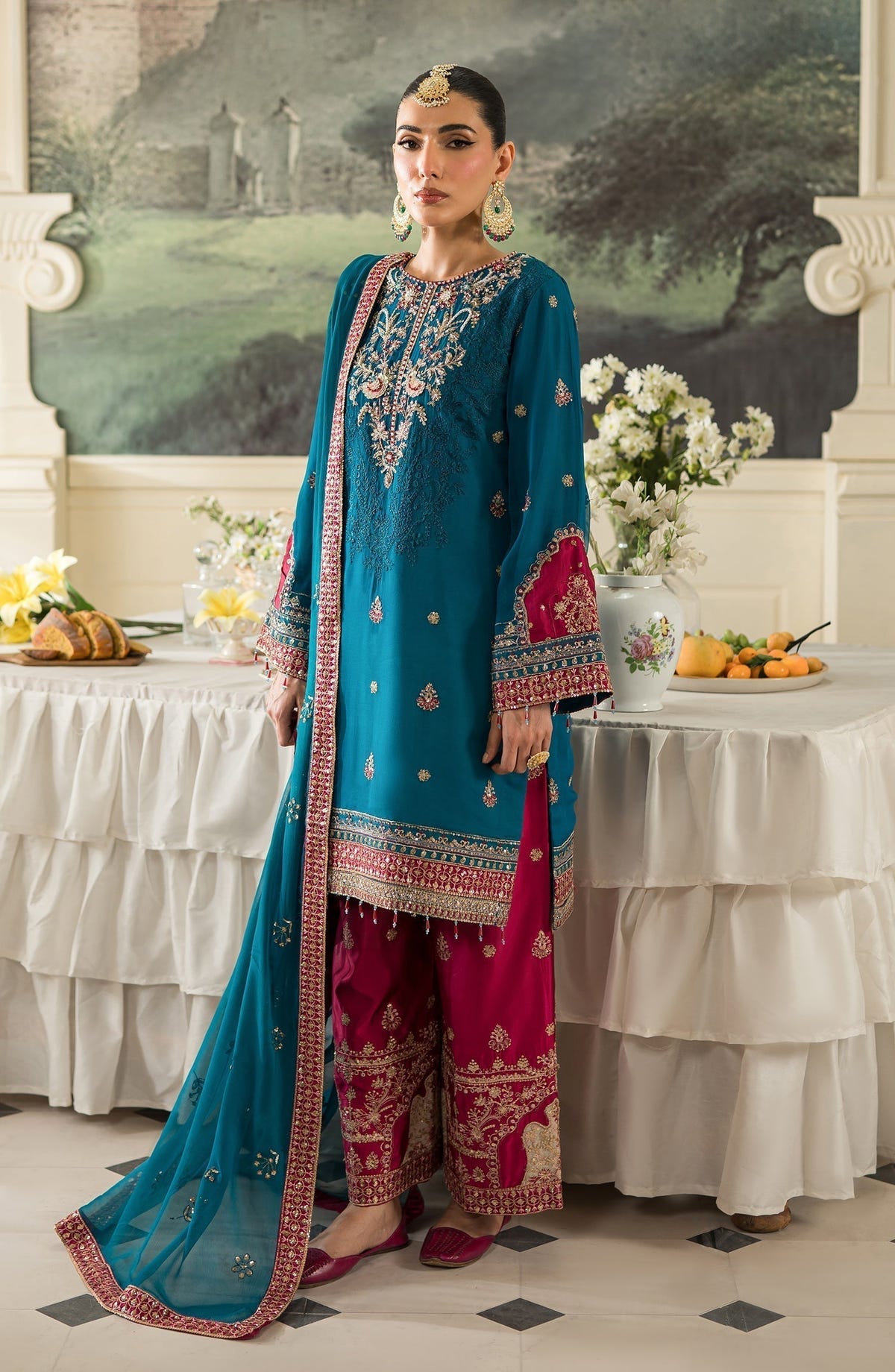 Emaan Adeel | Suave Luxury Formals 24 | LARA -  Emaan Adeel Formal - Original Designer Dress - House of Maryam