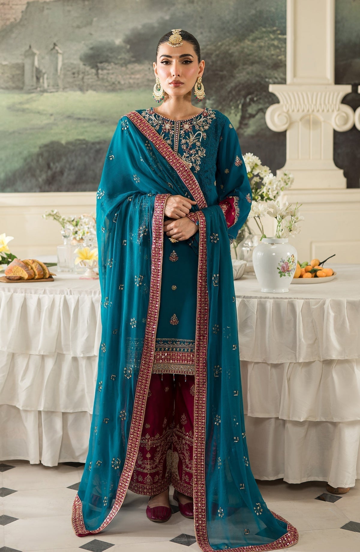 Emaan Adeel | Suave Luxury Formals 24 | LARA -  Emaan Adeel Formal - Original Designer Dress - House of Maryam