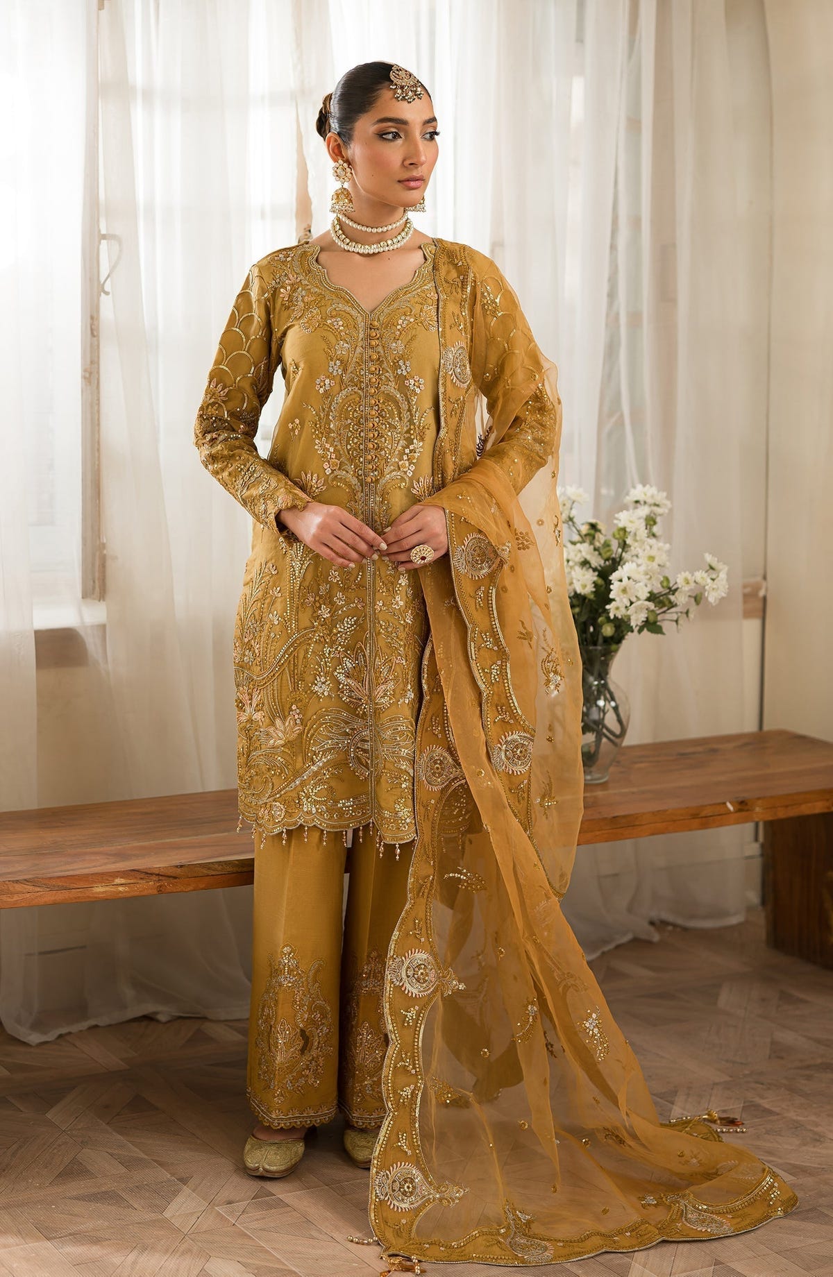 Emaan Adeel | Suave Luxury Formals 24 | ZOE -  Emaan Adeel Formal - Original Designer Dress - House of Maryam