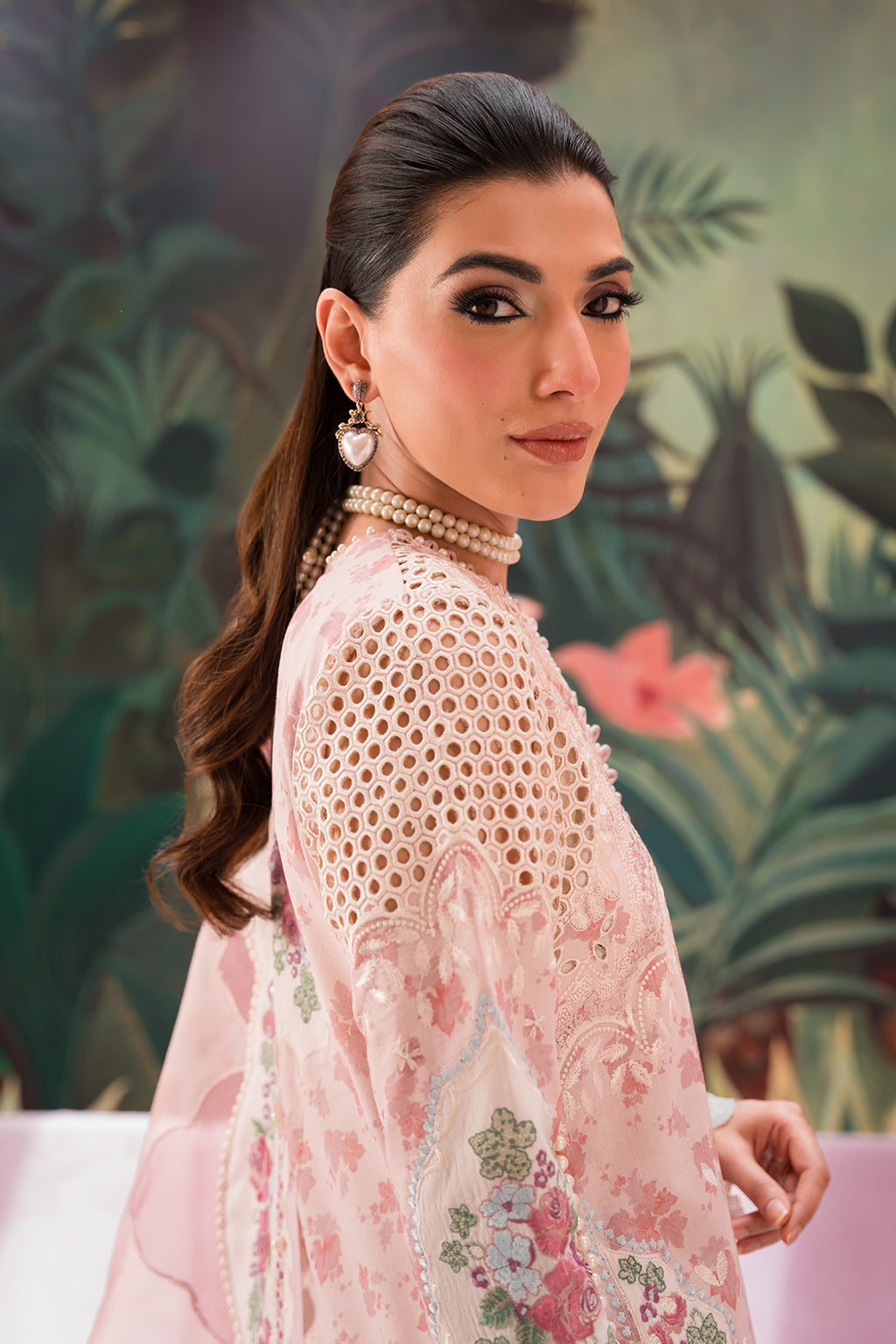 Afrozeh | The Pinted Grden Lawn 24 | Daisy Dream -  Afrozeh Luxury - Original Designer Dress - House of Maryam