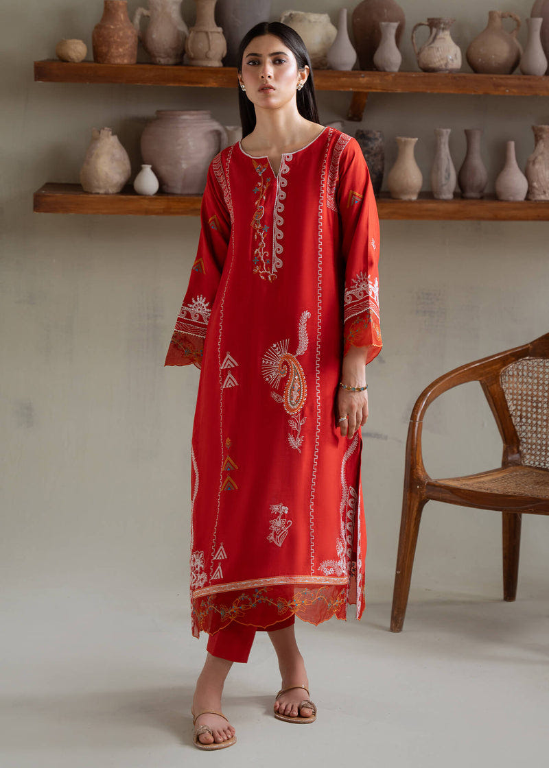 Jeem | Summer 25 RTW | KIARA RUST -  Jeem Ladies Clothes - Original Designer Dress - House of Maryam