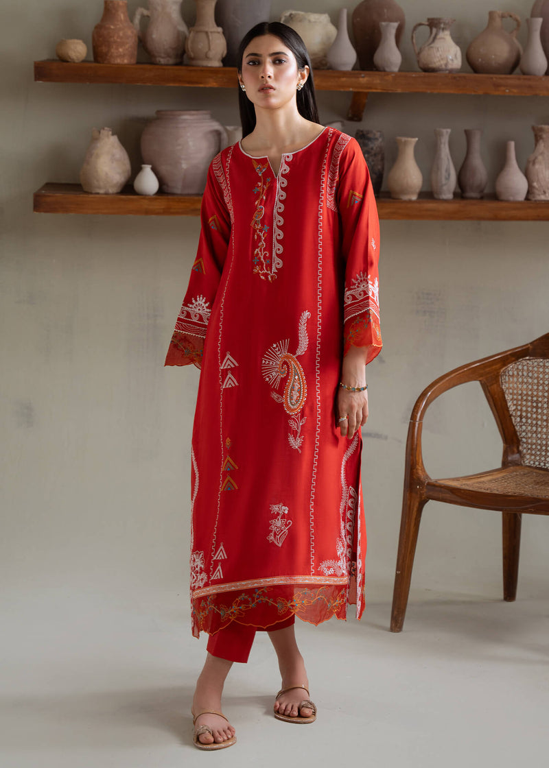 Jeem | Summer 25 RTW | KIARA RUST -  Jeem Ladies Clothes - Original Designer Dress - House of Maryam