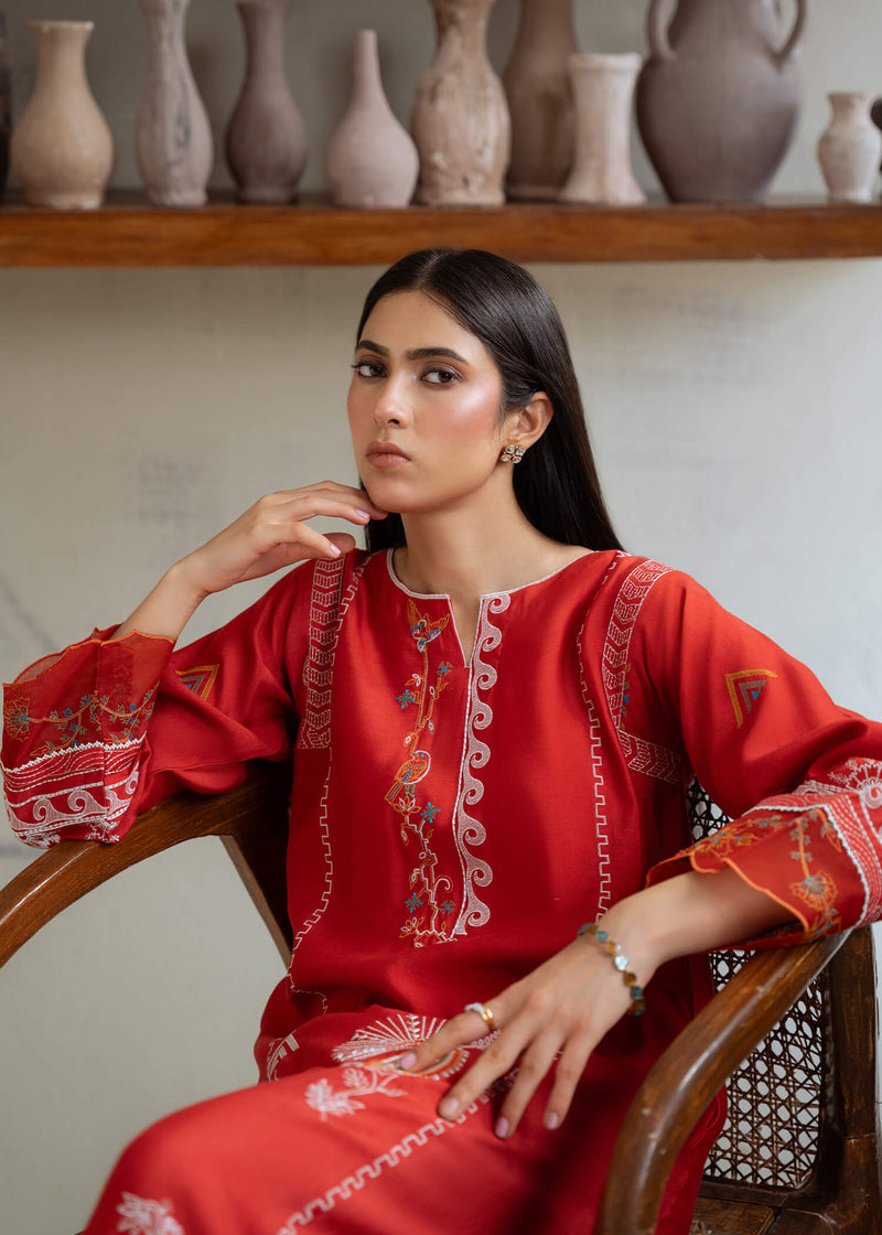 Jeem | Summer 25 RTW | KIARA RUST -  Jeem Ladies Clothes - Original Designer Dress - House of Maryam