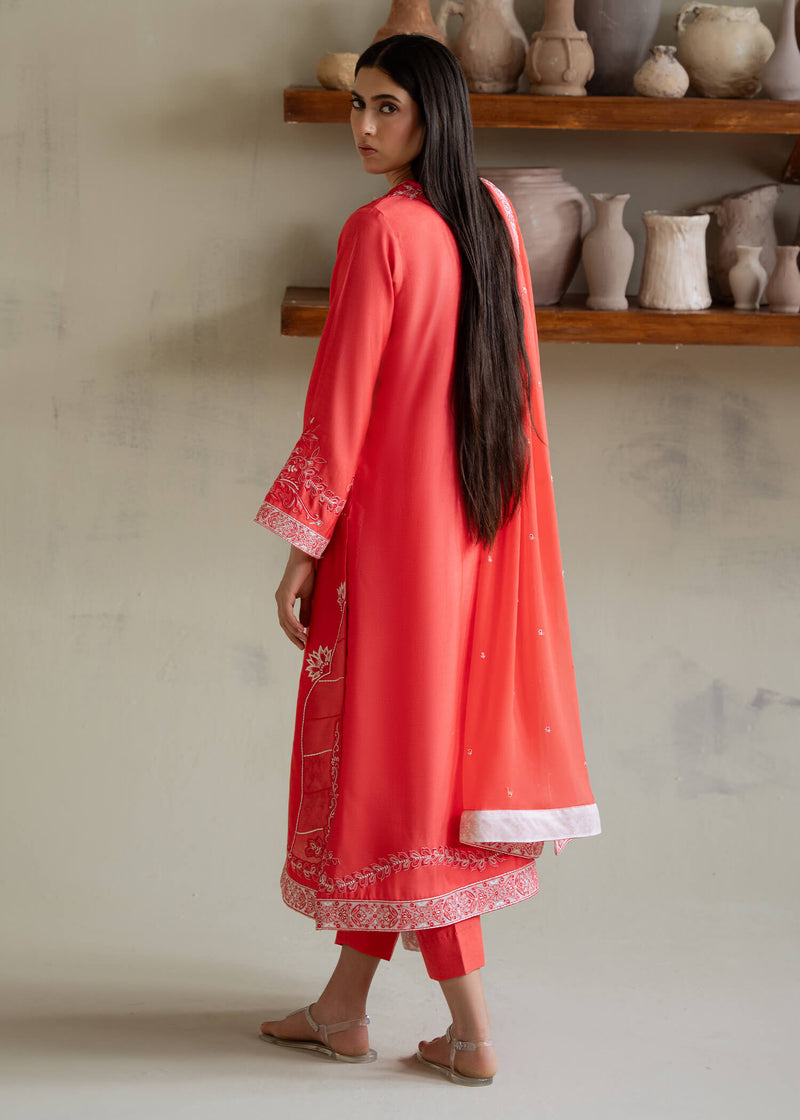 Jeem | Summer 25 RTW | NOVA CORAL -  Jeem Ladies Clothes - Original Designer Dress - House of Maryam