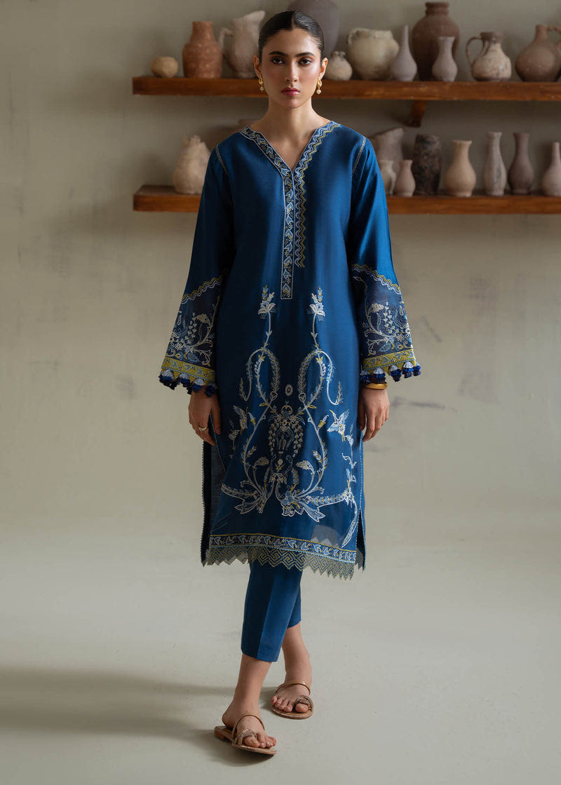 Jeem | Summer 25 RTW | ANZA BLUE -  Jeem Ladies Clothes - Original Designer Dress - House of Maryam