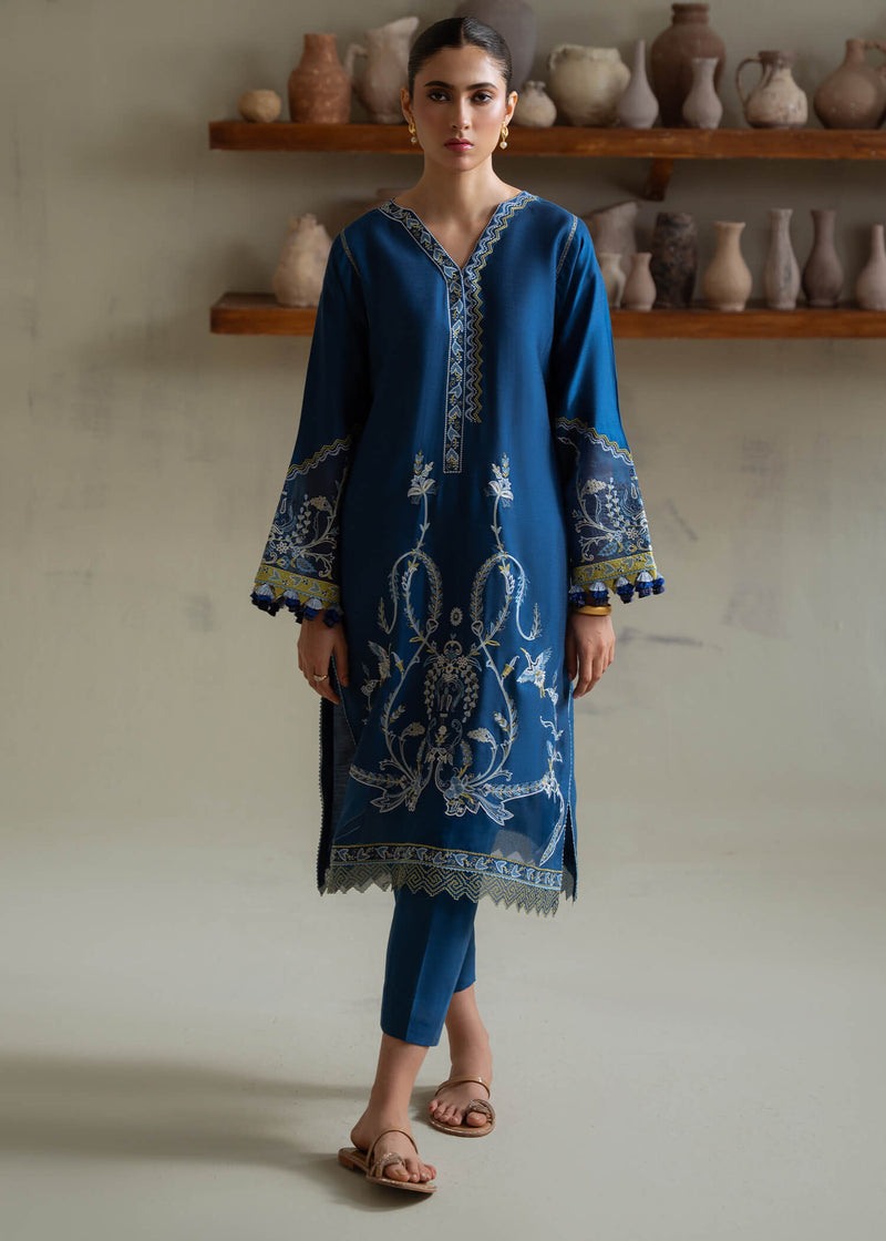 Jeem | Summer 25 RTW | ANZA BLUE -  Jeem Ladies Clothes - Original Designer Dress - House of Maryam