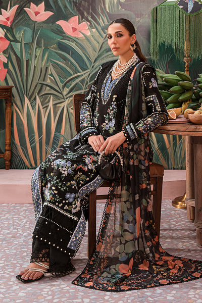 Afrozeh | The Pinted Grden Lawn 24 | Midnight Muse -  Afrozeh Luxury - Original Designer Dress - House of Maryam