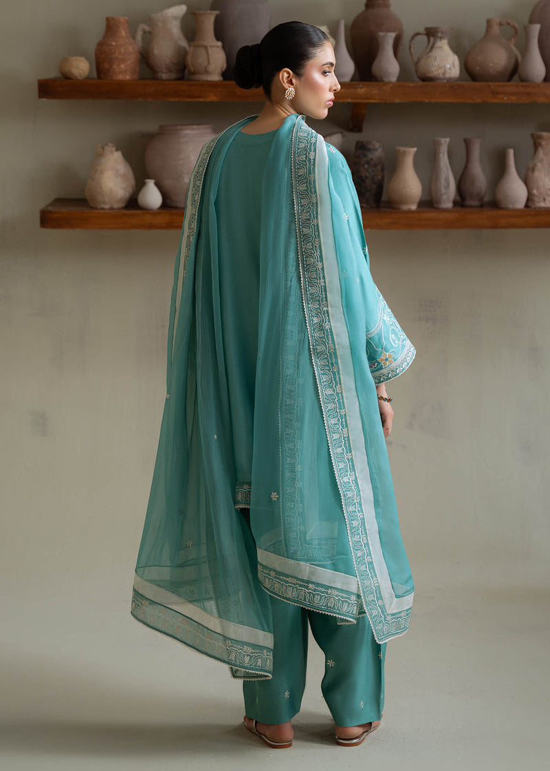 Jeem | Summer 25 RTW | COLETTE TEAL -  Jeem Ladies Clothes - Original Designer Dress - House of Maryam