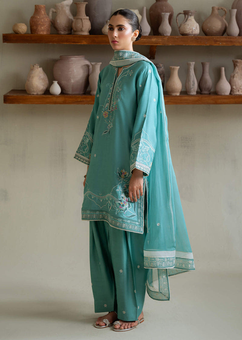 Jeem | Summer 25 RTW | COLETTE TEAL -  Jeem Ladies Clothes - Original Designer Dress - House of Maryam