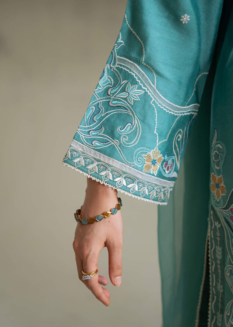 Jeem | Summer 25 RTW | COLETTE TEAL -  Jeem Ladies Clothes - Original Designer Dress - House of Maryam