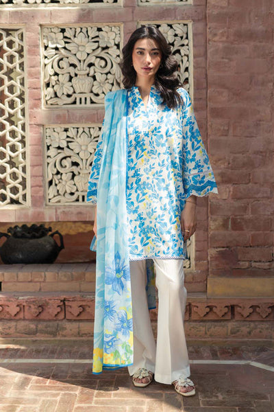 Sahar | Spring Summer Lawn | S-8 -  Sahar Casuals - Original Designer Dress - House of Maryam