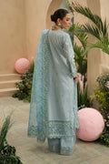 Afrozeh | The Pinted Grden Lawn 24 | Serene Sapphire by Designer Afrozeh - House of Maryam - Pakistani Designer Ethnic Wear in {{ shop.shopifyCountryName }}