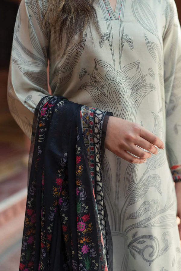 Sahar | Spring Summer Lawn | S-2 -  Sahar Casuals - Original Designer Dress - House of Maryam