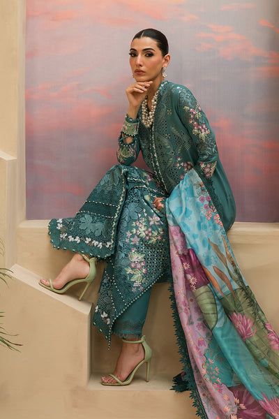 Afrozeh | The Pinted Grden Lawn 24 | Stellar Sage -  Afrozeh Luxury - Original Designer Dress - House of Maryam