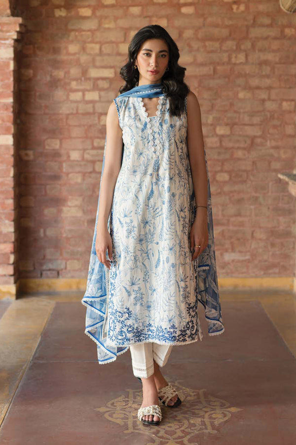 Sahar | Spring Summer Lawn | S-21 -  Sahar Casuals - Original Designer Dress - House of Maryam