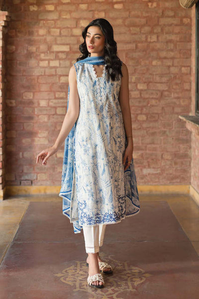 Sahar | Spring Summer Lawn | S-21 -  Sahar Casuals - Original Designer Dress - House of Maryam