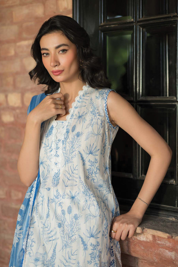 Sahar | Spring Summer Lawn | S-21 -  Sahar Casuals - Original Designer Dress - House of Maryam