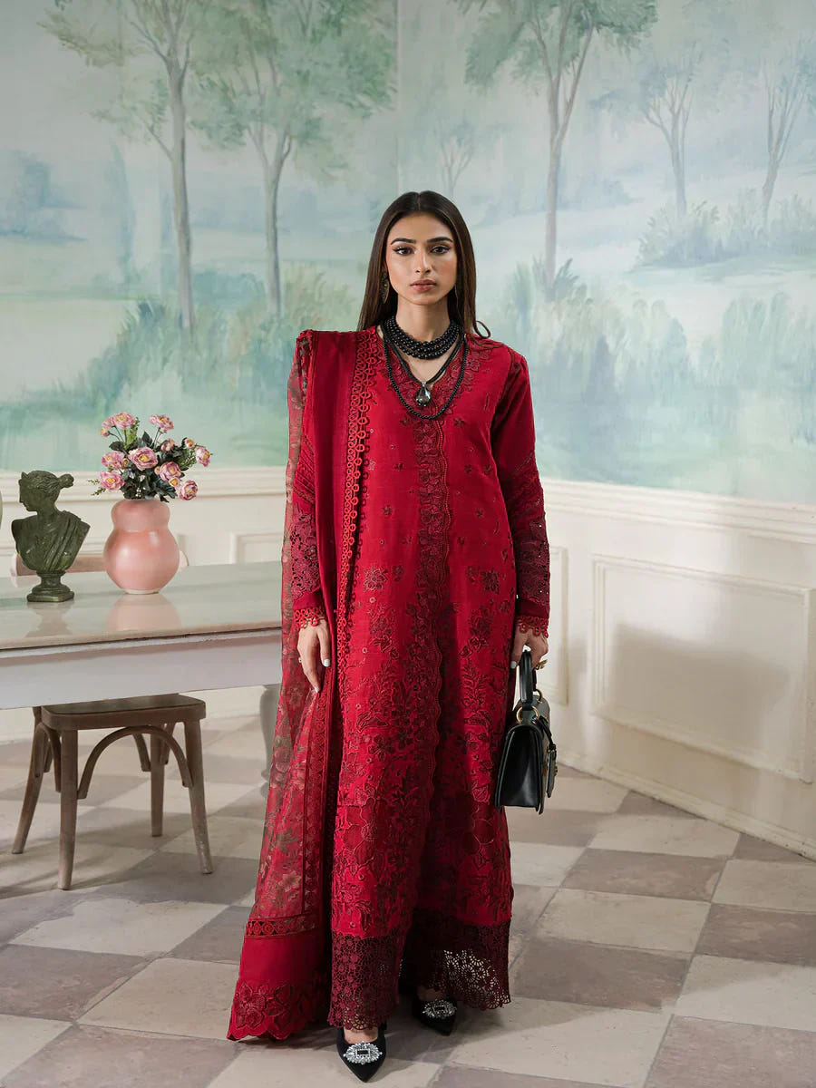Maryum Hussain | Laani Luxury Pret | Ruby -  Maryam Hussain Luxury - Original Designer Dress - House of Maryam