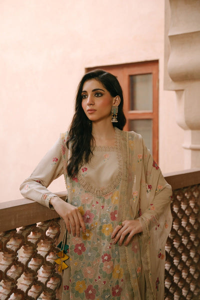 Taana Baana | Manzil Winter |  M3407A -  Taana Baana Ladies Clothes - Original Designer Dress - House of Maryam
