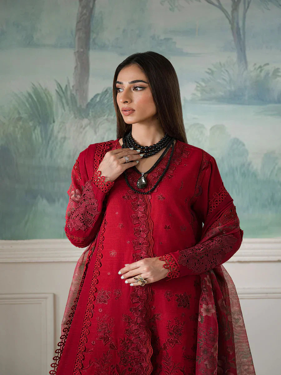 Maryum Hussain | Laani Luxury Pret | Ruby -  Maryam Hussain Luxury - Original Designer Dress - House of Maryam