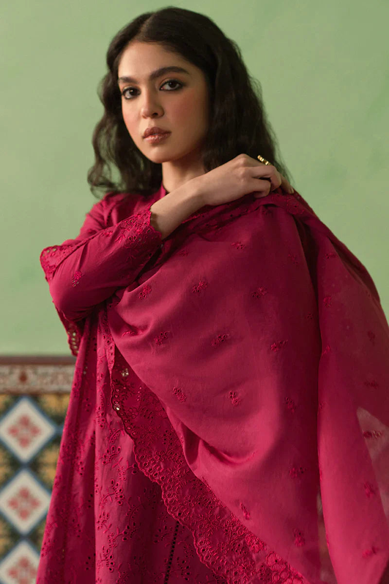 Cross Stitch | Chikankari Lawn | CERISE LOFT -  Cross Stitch Casuals - Original Designer Dress - House of Maryam
